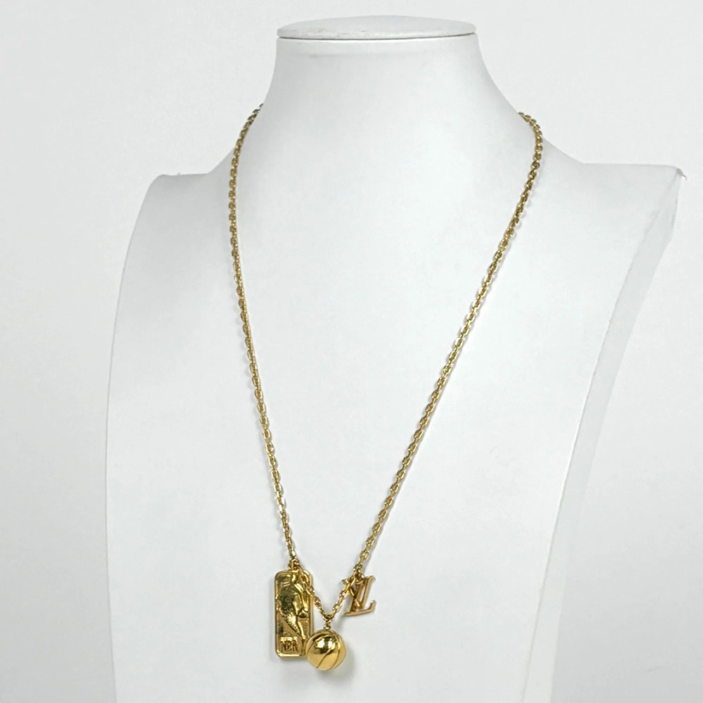 LOUIS VUITTON Gold Necklace - Picture 4 of 4